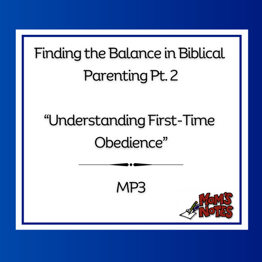 Understanding First-Time Obedience MP3