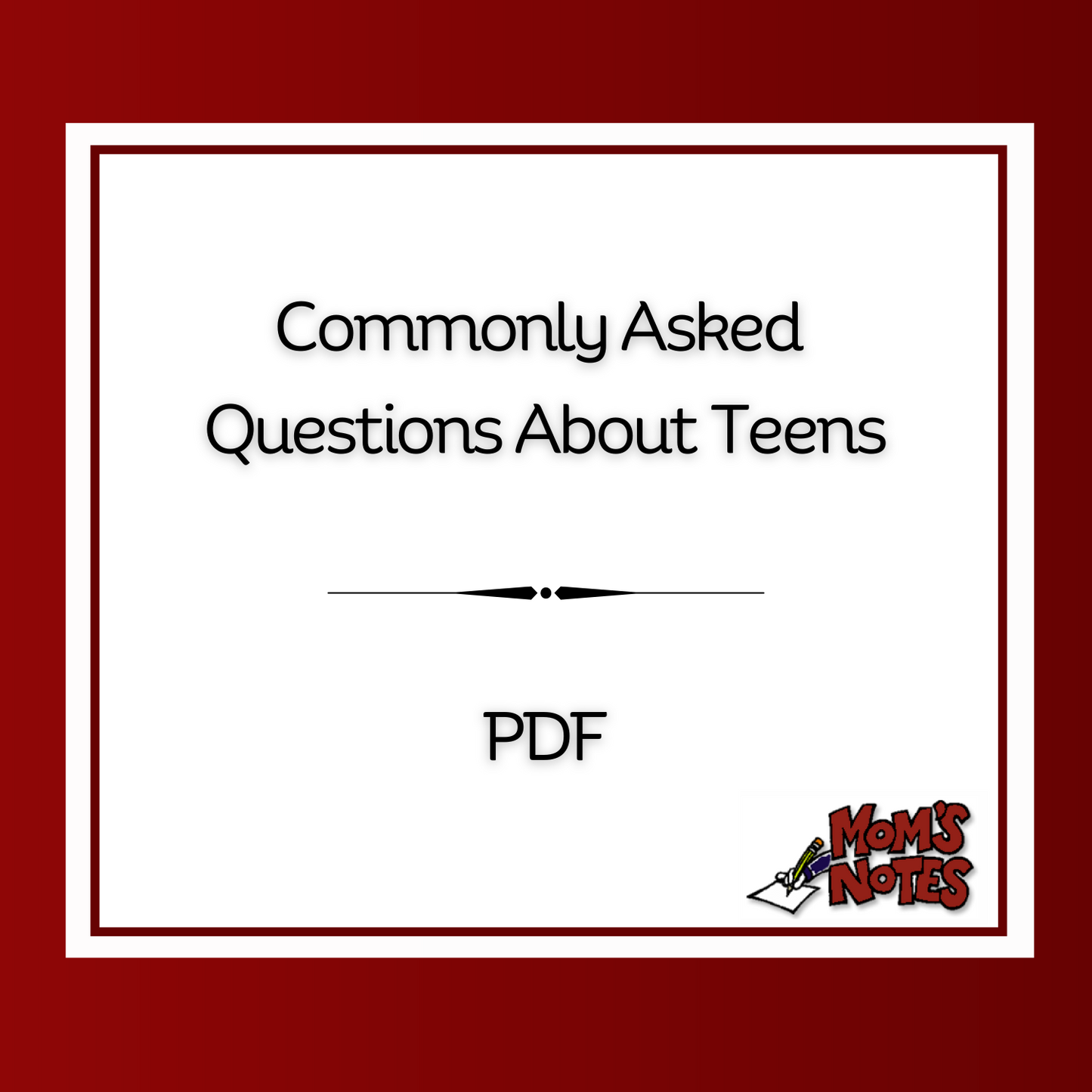 Commonly Asked Questions About Teens PDF