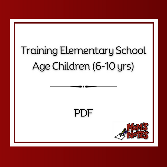 Training Elementary School Age Children PDF