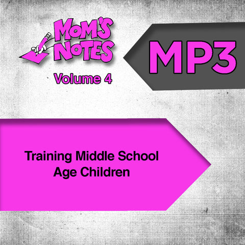Training Middle School Age Children MP3