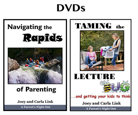 Navigating the Rapids of Parenting & Taming the Lecture Bug DVDs